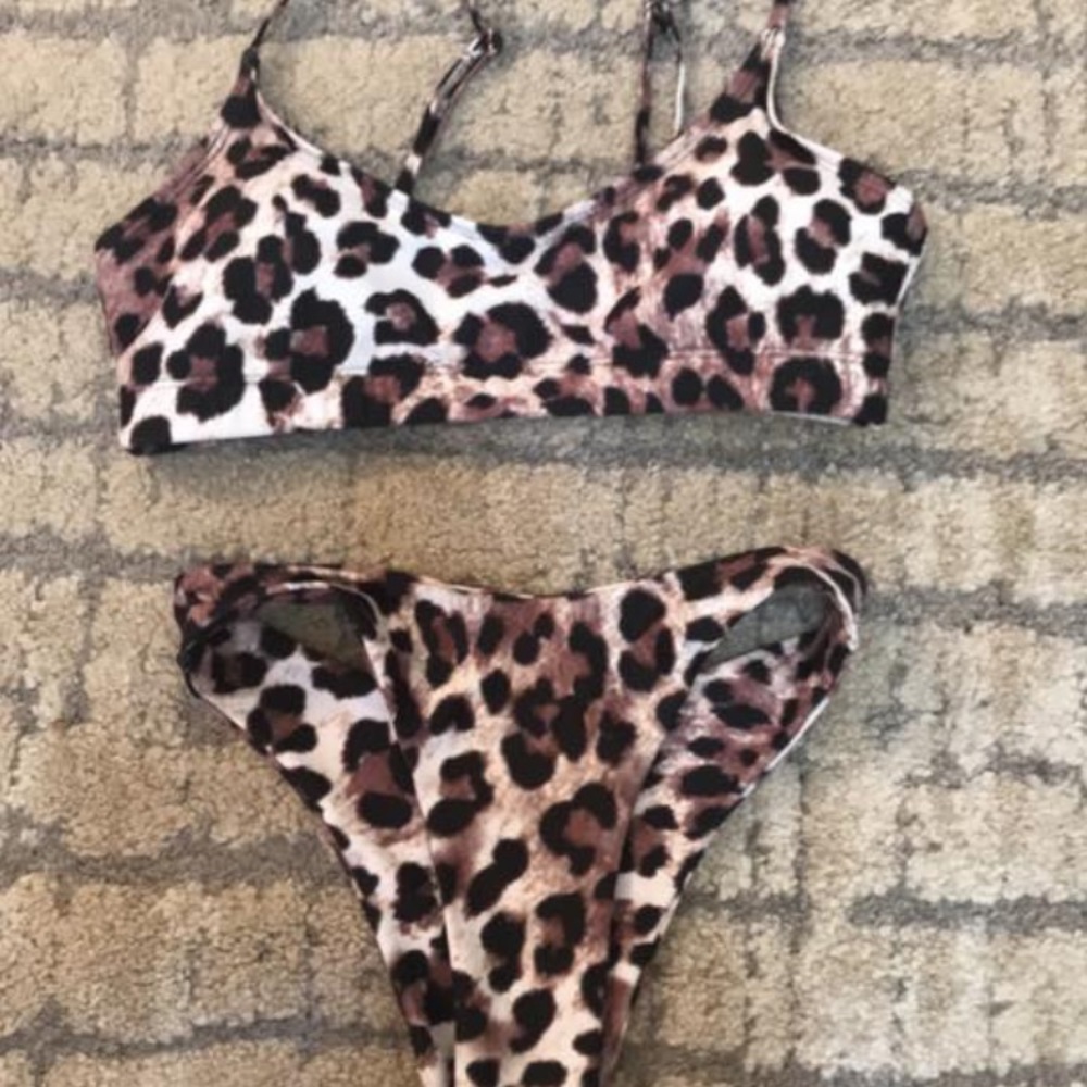 Leopard Bikini set! brand new!
